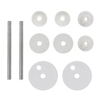 vidaXL Toalettsitsar med lock 2 st MDF klapperstenar