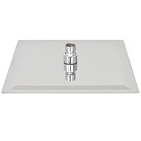 vidaXL Regnduschhuvud 2 st rostfritt stål 25x25 cm