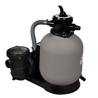 vidaXL Sandfilterpumpar 2 st 600 W 17000 l/tim