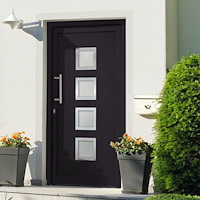 vidaXL Ytterdörr antracit 108x208 cm