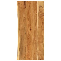 vidaXL Bänkskiva för badrum massivt akaciaträ 140x52x3,8 cm