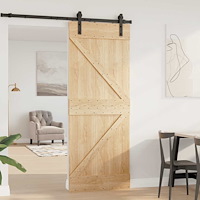 vidaXL Dörr 80x210 cm massiv furu