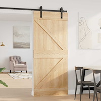 vidaXL Dörr 90x210 cm massiv furu