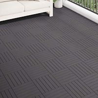 vidaXL Trall 30 st grå 30x30 cm massivt akaciaträ