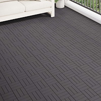 vidaXL Trall 20 st grå 30x30 cm massivt akaciaträ