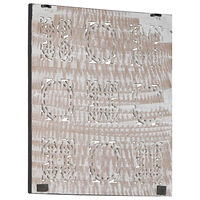 vidaXL Handsnidad väggpanel MDF 60x60x1,5 cm svart och vit