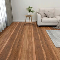 vidaXL Självhäftande golvplankor 55 st PVC 5,11 m² brun