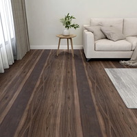 vidaXL Självhäftande golvplankor 55 st PVC 5,11 m² mörkbrun