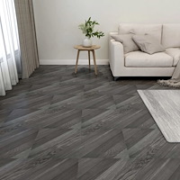 vidaXL Självhäftande golvplankor 55 st PVC 5,11 m² grå ränder
