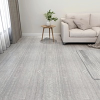 vidaXL Självhäftande golvplankor 20 st PVC 1,86 m² grå