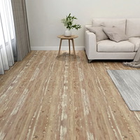 vidaXL Självhäftande golvplankor 20 st PVC 1,86 m² brun