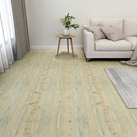 vidaXL Självhäftande golvplankor 20 st PVC 1,86 m² ljusbrun