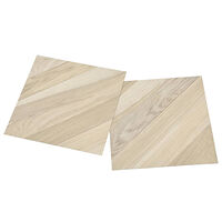 vidaXL Självhäftande golvplankor 20 st PVC 1,86 m² beige ränder