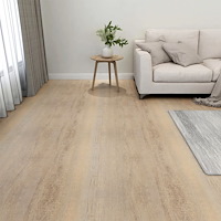 vidaXL Självhäftande golvplankor 20 st PVC 1,86 m² brun