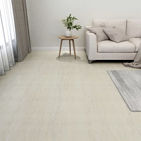 vidaXL Självhäftande golvplankor 20 st PVC 1,86 m² gräddvit