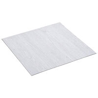 vidaXL Självhäftande golvplankor 20 st PVC 1,86 m² vit