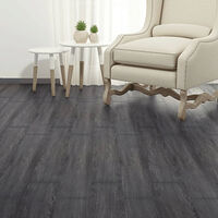 vidaXL Självhäftande PVC-golvplankor 5,21 m² 2 mm svart och vit