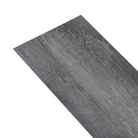 vidaXL Självhäftande PVC-golvplankor 5,21 m² 2 mm glansig grå