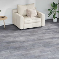 vidaXL Självhäftande PVC-golvplankor 5,21 m² 2 mm mattgrått trä