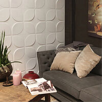 WallArt WallArt Väggpanel 3D Sweeps 12 st GA-WA06