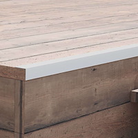 vidaXL Ytterhörnlist 5 st aluminium 170 cm silver