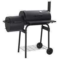 vidaXL Klassisk rökgrill BBQ Offset
