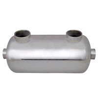 vidaXL Poolvärmeväxlare 355 x 134 mm 40 kW