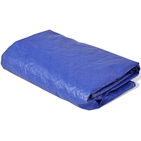 vidaXL Poolöverdrag PE runt 540 cm 90 g/m²