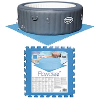 Bestway Bestway Skydd för poolgolv 8 st blå 58220