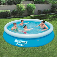 Bestway Bestway Pool uppblåsbar Fast Set rund 366x76 cm 57273