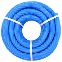 vidaXL Poolslang med klämmor 38 mm12 m blå