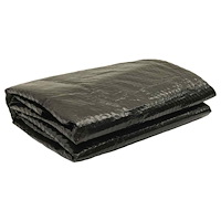 vidaXL Poolskydd svart 549 cm PE