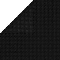 vidaXL Poolskydd svart 975x488 cm PE