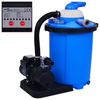 vidaXL Sandfilterpump 550 W 50 L