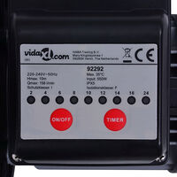 vidaXL Sandfilterpump 550 W 50 L