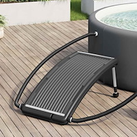 vidaXL Rundad solpanel för pool 110x65 cm