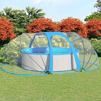 vidaXL Poolkupol oval 530x410x210 cm