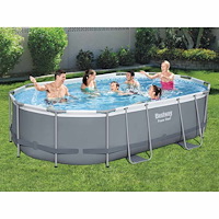 Bestway Bestway Pool Power Steel med tillbehör oval 488x305x107 cm
