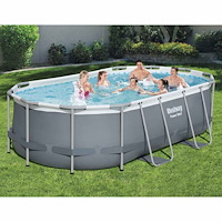 Bestway Bestway Ovanmarkspool Power Steel oval 427x250x100 cm