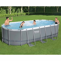 Bestway Bestway Ovanmarkspool Power Steel oval 549x274x122 cm