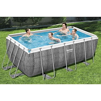 Bestway Bestway Pool Power Steel rektangulär 412x201x122 cm