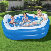 Bestway Bestway Pool Family Fun Lounge Pool 213x206x69 cm