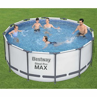Bestway Bestway Pool Steel Pro MAX rund med tillbehör 366x122 cm