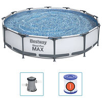 Bestway Bestway Pool med stålram Steel Pro MAX med tillbehör 366x76 cm