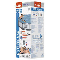 Bestway Bestway Pool med stålram Steel Pro MAX med tillbehör 366x76 cm