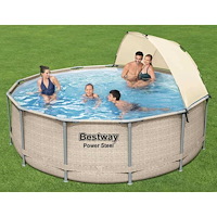 Bestway Bestway Poolset Power Steel med tak 396x107 cm
