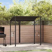 vidaXL Grilltält 215x150x220 cm antracit stål