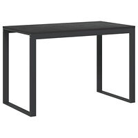 vidaXL Datorbord svart 110x60x73 cm spånskiva