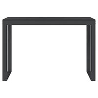 vidaXL Datorbord svart 110x60x73 cm spånskiva