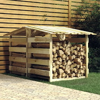 vidaXL Pergola med tak 2 delar 100x90x100 cm impregnerad furu